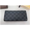 Image 2 : Louis Vuitton Checkered Folding Wallet w/ Card Slots & Change Purse, in Box