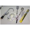 Image 1 : Delta Deluca Faucet, New Gooseneck Light, Martha Stewart Utensils