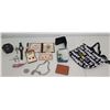 Image 1 : Misc Jewelry - Watches, Crosses, Chain, etc & Coins, Wallets, Hawaii Tote