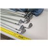 Image 2 : Qty 10 Silver Scot & White Hot Golf Clubs & Putters w/ Tommy Armor Golf Bag