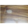 Image 8 : Long 3-Legged 70" Wood Table (has white blemish stains)