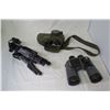Image 1 : Tripod, Fujinon Binoculars and Steiner Commander 3 Binoculars (missing rotating eyepiece) - not from