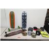 Image 1 : 2 Skateboards, 2 Decks, Misc. Baseball Caps, T-Shirt, etc (not from HPD)