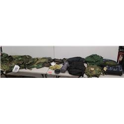 Camo One-Person Tent, Backpacks, Duffel, Cover, Bivy Covers, Mosquito Netting, etc (not from HPD)
