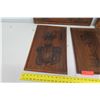 Image 2 : Qty 5 Laser-Etched Wooden Hawaiiana Plaques (not from HPD)