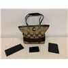 Image 1 : Coach Monogram Bag, Checkbook Holder, Credit Card Holder, etc