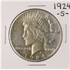 Image 1 : 1924-S $1 Peace Silver Dollar Coin