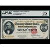 Image 1 : 1922 $100 Gold Certificate PMG 35