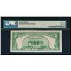 Image 2 : 1929 $5 Green Lane National Bank Note PMG 64EPQ