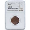 Image 1 : 1871A Germany 3 Pfenninge Prussia Proof Coin NGC PF64RB