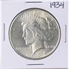 1934 $1 Peace Silver Dollar Coin