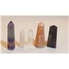 Image 1 : Natural Five Piece 6 Point Healing Gemstones