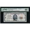 Image 1 : 1929 $5 Harrisburg National Bank Note PMG 66EPQ