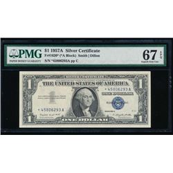 1957A $1 Silver Certificate PMG 67EPQ