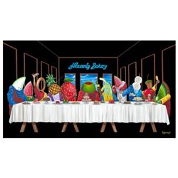 Michael Godard "Last Dessert" Limited Edition Giclee on Canvas, Numbered and Signed with COA. Galler