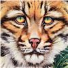 Image 2 : "Ocelot Eyes" Limited Edition Giclee on Canvas by Martin Katon, Numbered and Hand Signed. This piece