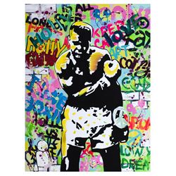 Nastya Rovenskaya- Mixed Media "Muhammad Ali"