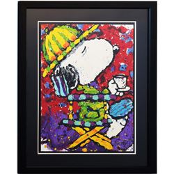 Tom Everhart- Hand Pulled Original Lithograph "Tea At The Bel Air Beagle Club 7:00 PM"