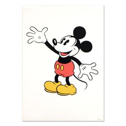 "Mickey Mouse (Waving)" Disney Serigraph, with Letter of Authenticity.