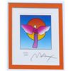 Image 2 : Peter Max- Original Lithograph "Angel with Sun (Mini)"