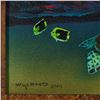 Image 3 : Wyland, "Undersea View (With Reef)" Framed Original Oil Painting on Canvas, Hand Signed with Certifi