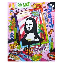 Nastya Rovenskaya- Mixed Media "Mona Lisa"