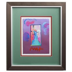 Peter Max- Original Mixed Media "Statue of Liberty Ver. #148"