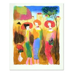 Moshe Leider, Original Watercolor Painting, Hand Signed with Certificate of Authenticity.