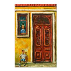 Mikheil Mikaberidze, Original Oil Painting on Canvas, Hand Signed Inverso with Certificate of Authen