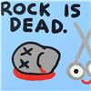 Image 2 : Todd Goldman, "Rock is Dead" Original Acrylic Painting on Gallery Wrapped Canvas, Hand Signed with C