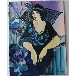 Patricia Govezensky- Original Watercolor "Clara"