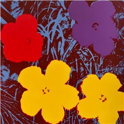 Andy Warhol- Silk Screen  Flowers 11.71 