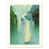 Image 1 : Thomas Leung, "Misty Falls" Limited Edition, Numbered and Hand Signed with Letter of Authenticity.