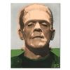 Image 1 : Ringo, "Frankenstein" One-of-a-Kind Hand-Pulled Silkscreen and Mixed Media Painting on Canvas, Hand 