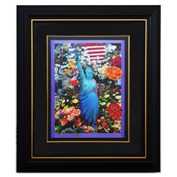 Peter Max- Original Mixed Media "Land of the Free Home of the Brave II"