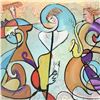 Image 2 : Roshvan, Original Acrylic and Watercolor Painting, Hand Signed with Letter of Authenticity.