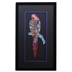 Patricia Govezensky- Original Painting on Laser Cut Steel "Moment of Peace XV"