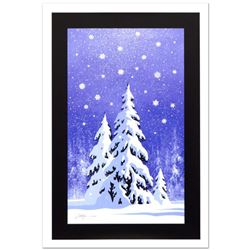 Jon Rattenbury, "December" Limited Edition Giclee on Canvas, Numbered and Hand Signed by the Artist 