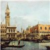 Image 2 : "Canal of San Marco with the Piazza San Marco" Fine Art Print by Canaletto (1697-1768), Created with