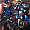 Image 2 : Marvel Comics "Captain America Corps #2" Numbered Limited Edition Giclee on Canvas by Phil Briones w