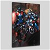 Image 3 : Marvel Comics "Captain America Corps #2" Numbered Limited Edition Giclee on Canvas by Phil Briones w
