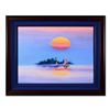 Image 1 : H. Leung, "Island Mirage" Framed Hand Embellished Limited Edition on Canvas, Numbered and Hand Signe