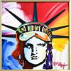 Image 2 : Peter Max- Original Acrylic on Canvas "Liberty Head"