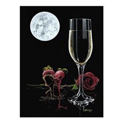 Michael Godard "Sparkling Romance" Limited Edition Giclee on Canvas, Numbered and Signed with COA. G