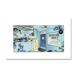 Bizarro! "Escher's Pub" Numbered Limited Edition Hand Signed by creator Dan Piraro; Letter of Authen