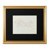 Image 1 : Guillaume Azoulay, "Essai AC" Framed Original Color Pencil Drawing, Hand Signed with Letter of Authe