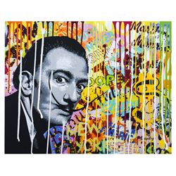 Nastya Rovenskaya- Mixed Media "Dali's Mustache"
