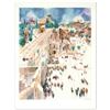 Image 1 : "Jerusalem-The Wall" Limited Edition Serigraph by Shmuel Katz (1926-2010), Numbered and Hand Signed 