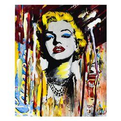 Nastya Rovenskaya- Mixed Media "Marilyn Monroe II"