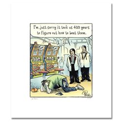 Bizarro! "Casino Indians" Numbered Limited Edition Hand Signed by creator Dan Piraro; Letter of Auth